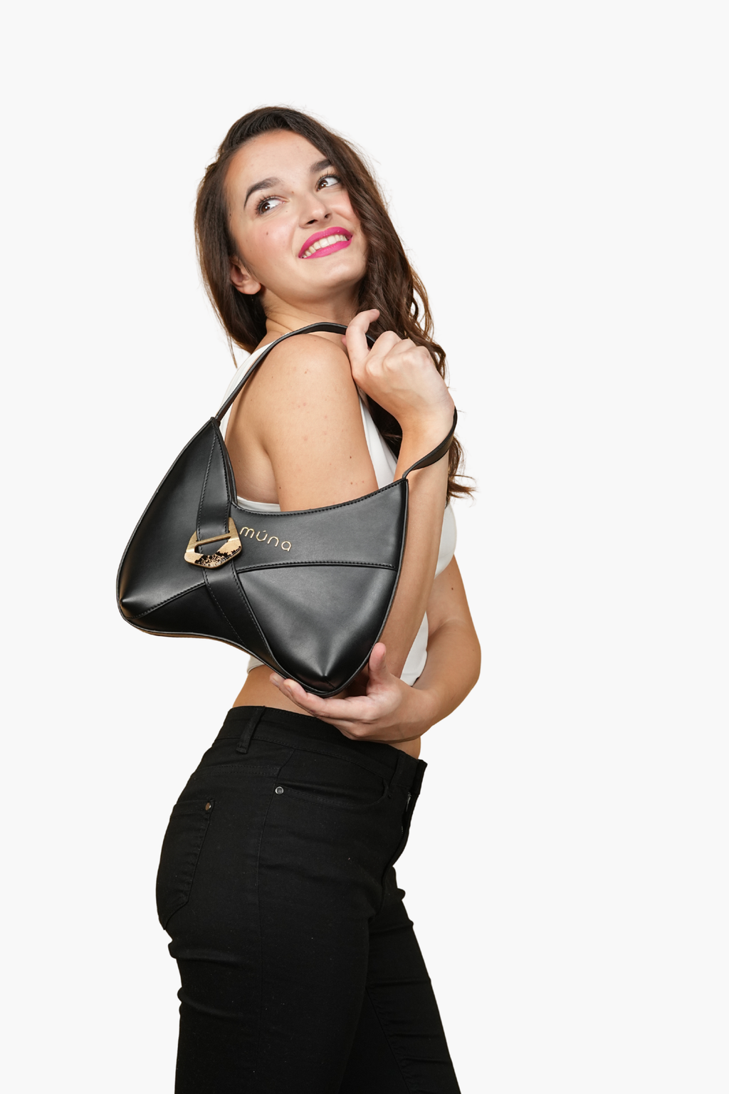 MÚNA NOIR MINI PARTY HANDBAG